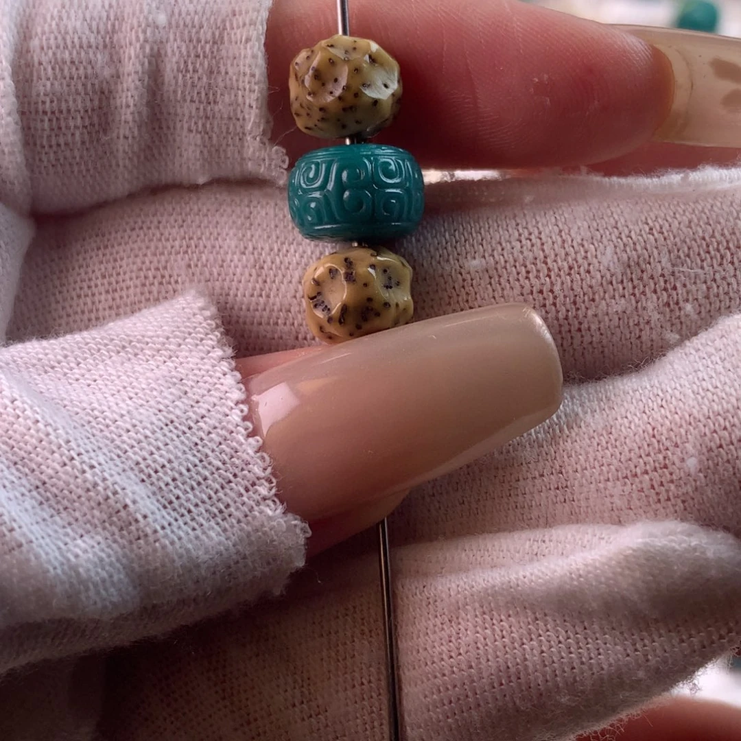 绿松石未镶嵌配饰蕊9.7*6.7