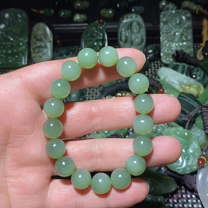 和田玉未镶嵌吊坠(不含链)