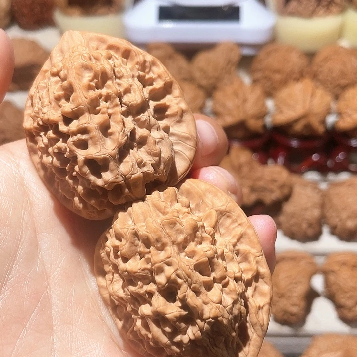 把件文玩核桃官帽44尺放漏款不退不换