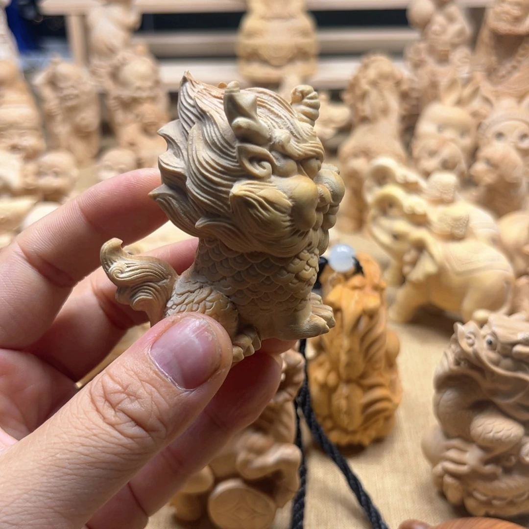 黄杨木盆***玩小叶黄杨麒麟