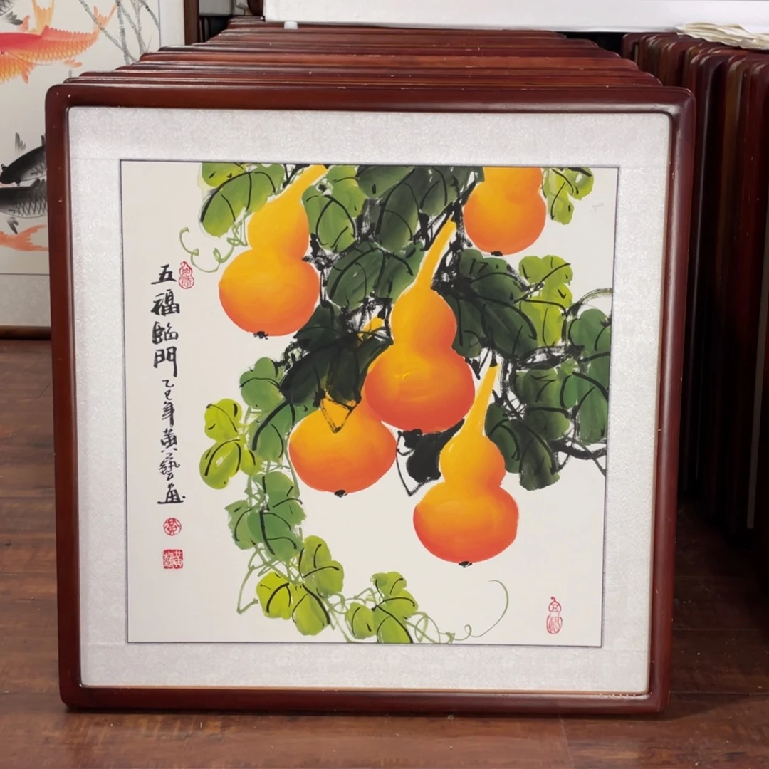 国画带框尺寸63*63厘米