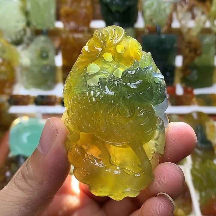 未镶嵌蛇纹石玉珠宝半成品