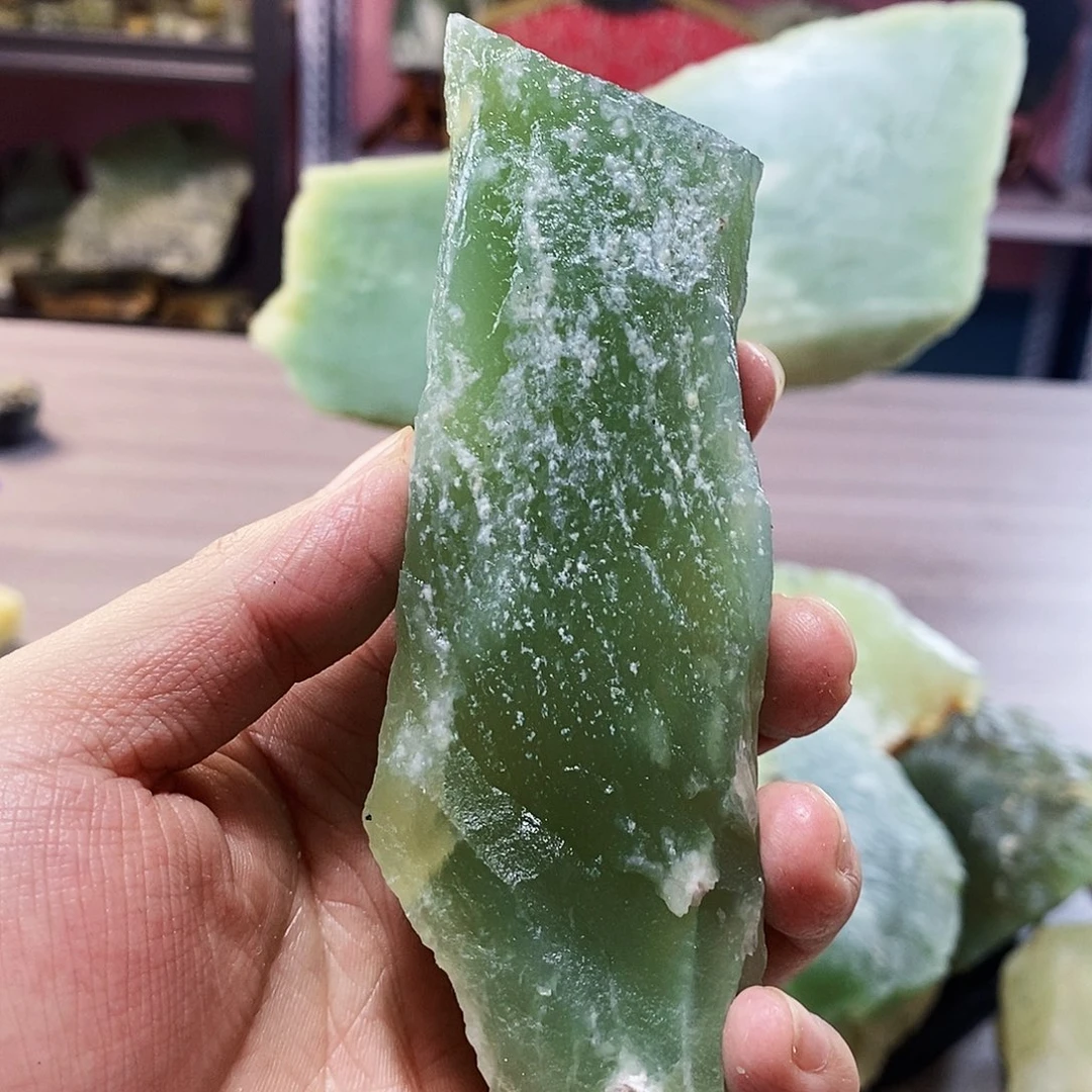 用***6蛇纹石玉未镶嵌岫玉原石蛇纹石玉
