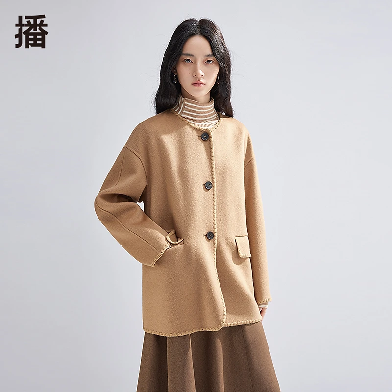 【陈嘉尔专属】播毛呢外套BDQ9AD1964