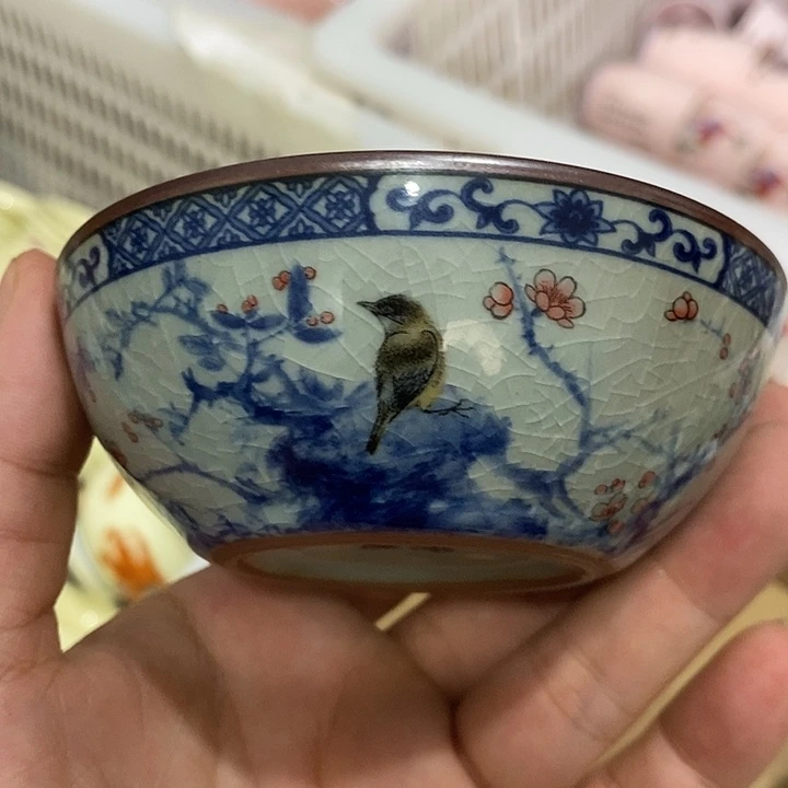 摆件景德镇陶瓷主人杯2445