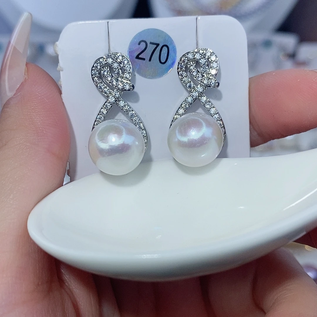 未镶嵌淡水珍珠耳饰