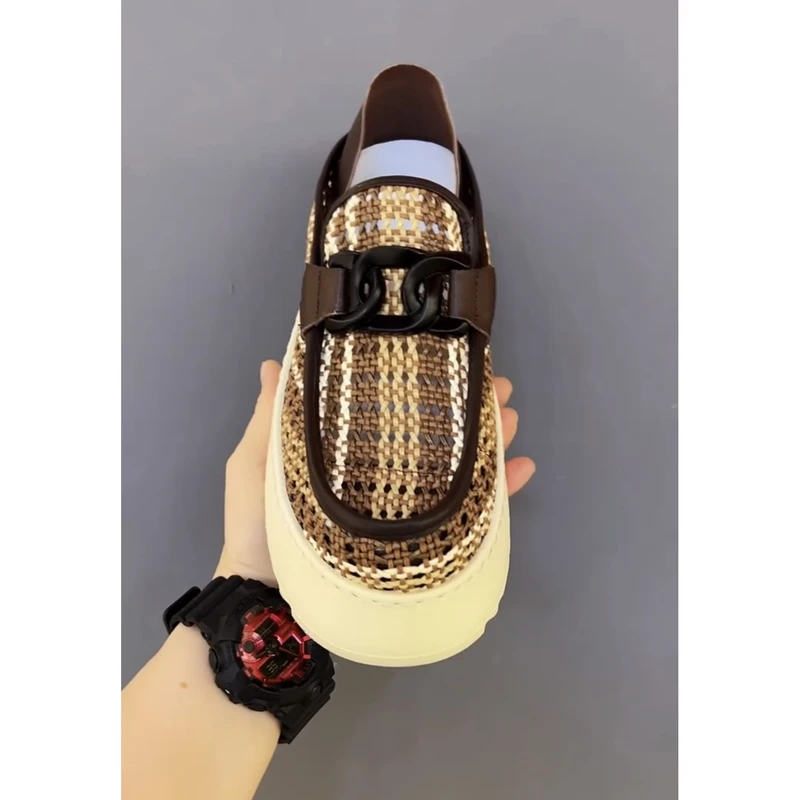 纯色青春潮流胶粘鞋耐磨沙滩鞋透气夏季方头机能潮鞋