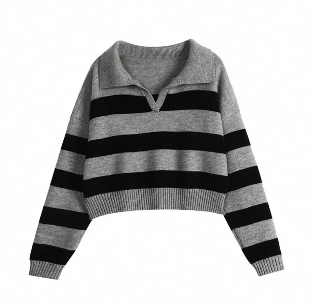 时尚气质针织上衣QC-6111