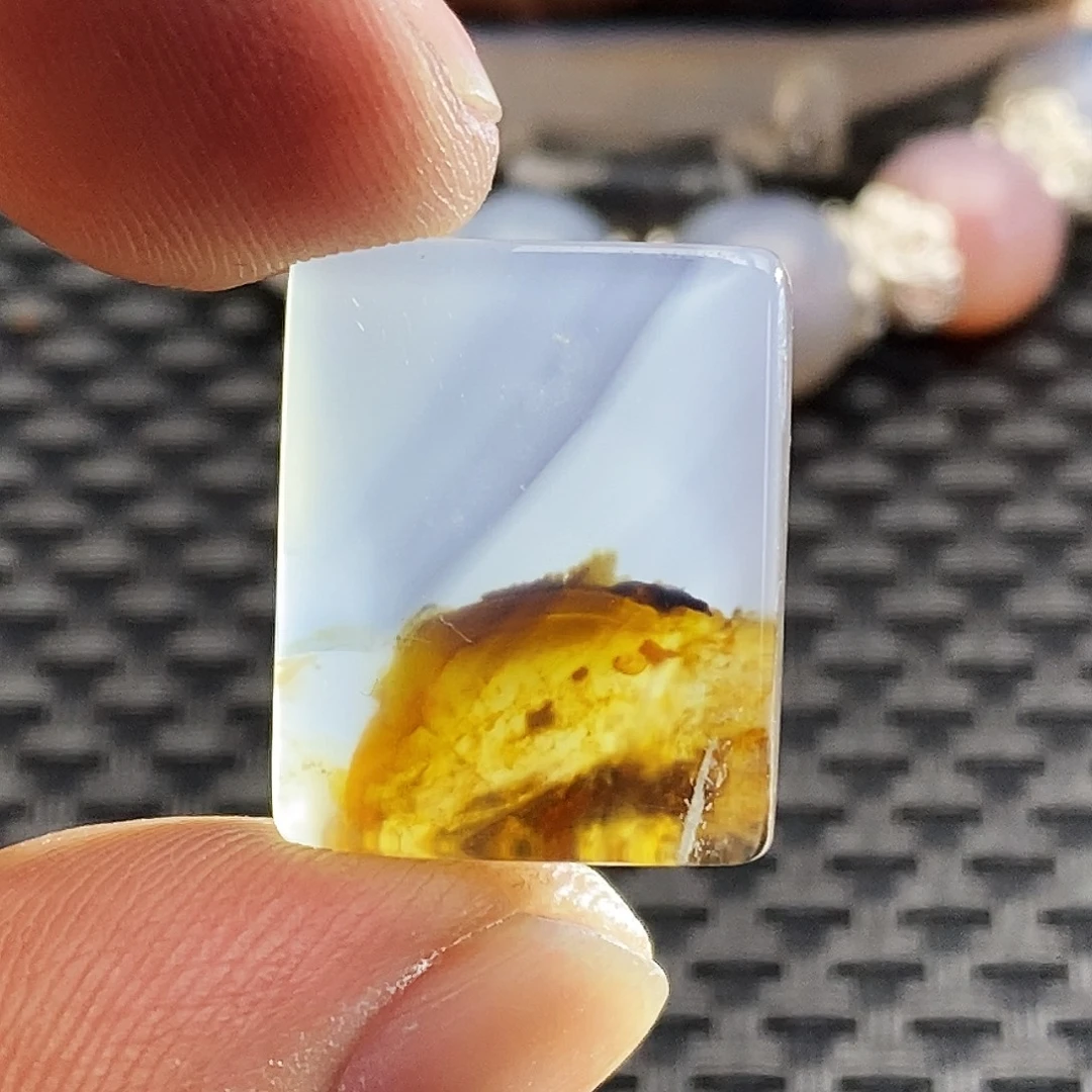 城***：玛瑙/玉髓未镶嵌吊坠(不含链)