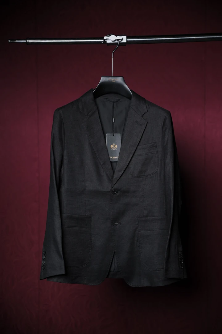 <宠粉款>男士秋冬新款宠粉天丝亚麻轻奢时尚百搭高品质西服 71512