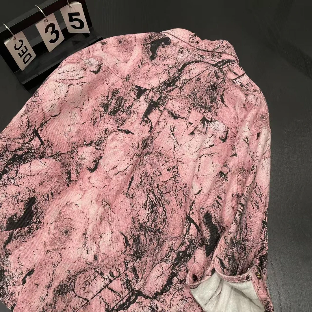 秋冬男童牛仔外套粉色 1292沐系