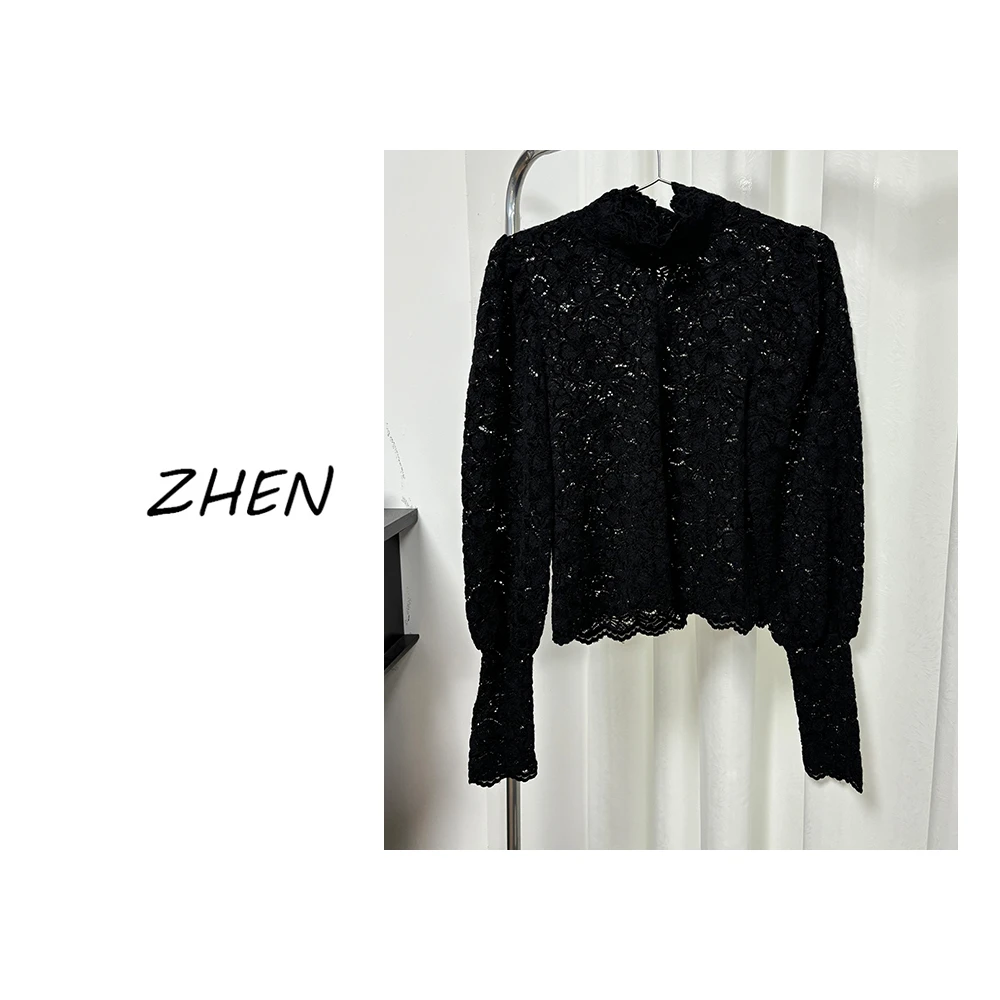 【ZHEN】K1063 2025新款衬衫显瘦时尚百搭设计师轻奢款