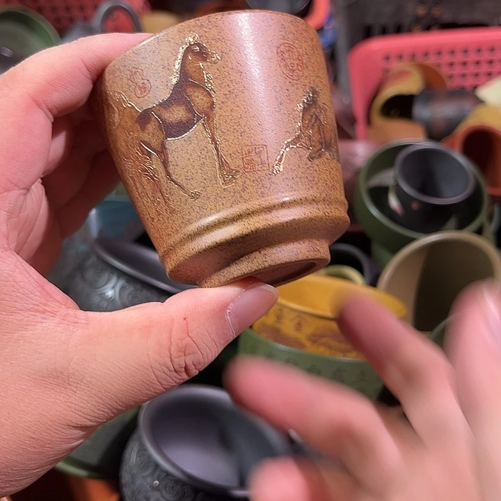 茶杯紫砂全手工紫砂主人杯