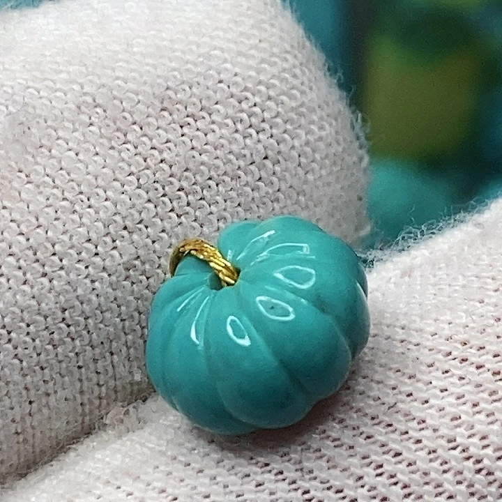 未镶嵌绿松石天然原矿 带武汉地大证书