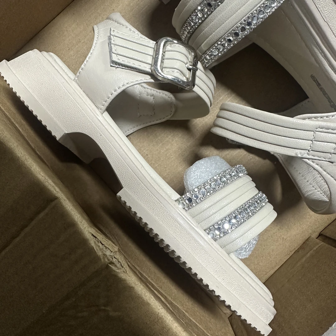 【26-28码】儿童凉鞋户外时尚百搭透气女童公主沙滩凉鞋6193