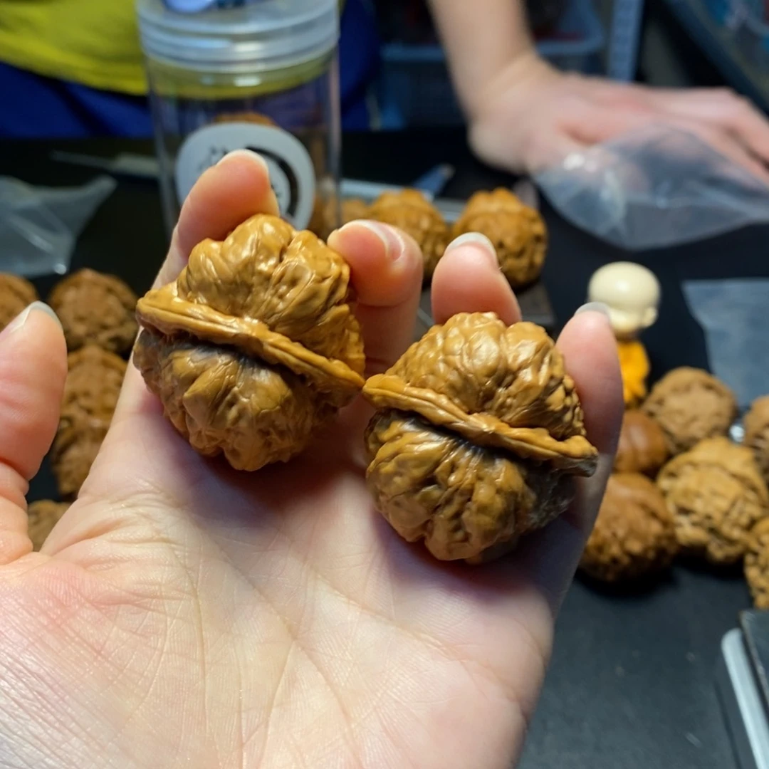 文玩核桃把件46号蛤蟆头38尺打底