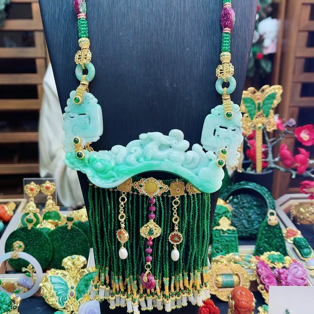 颈饰合金翡翠48小时鉴赏期1