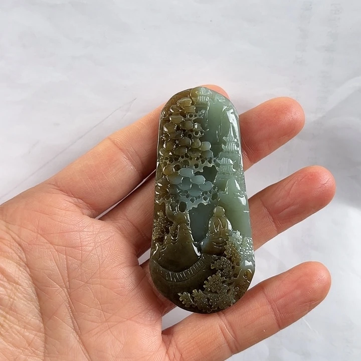 吊坠(不含链)未镶嵌和田玉浠*