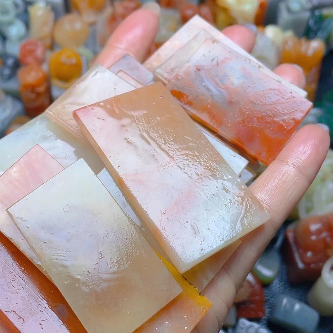 青田石印石A****a片片一组