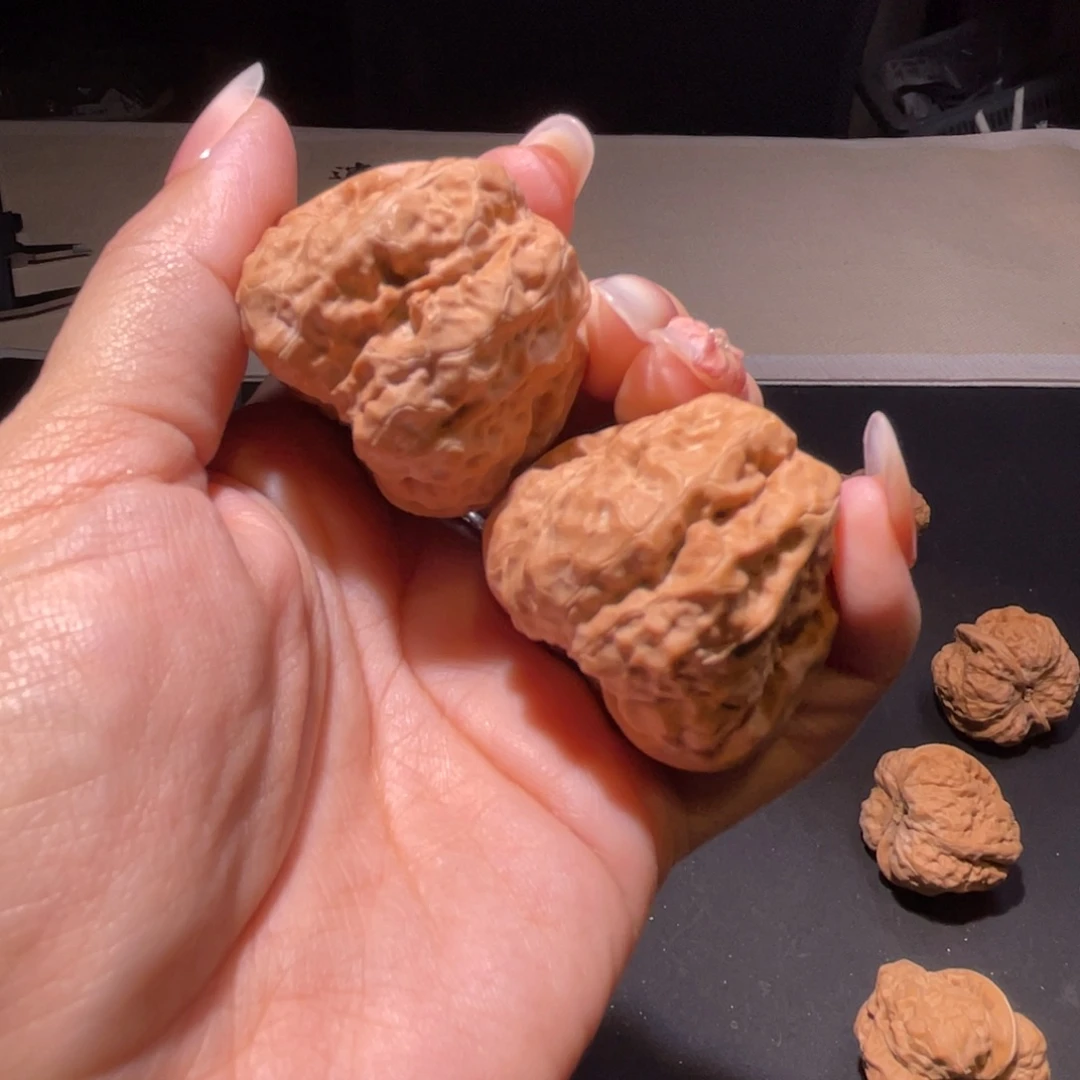 把件文玩核桃40左右蛤蟆头