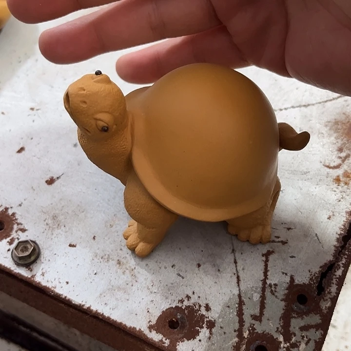 粤***K紫砂茶宠紫砂乌龟微瑕