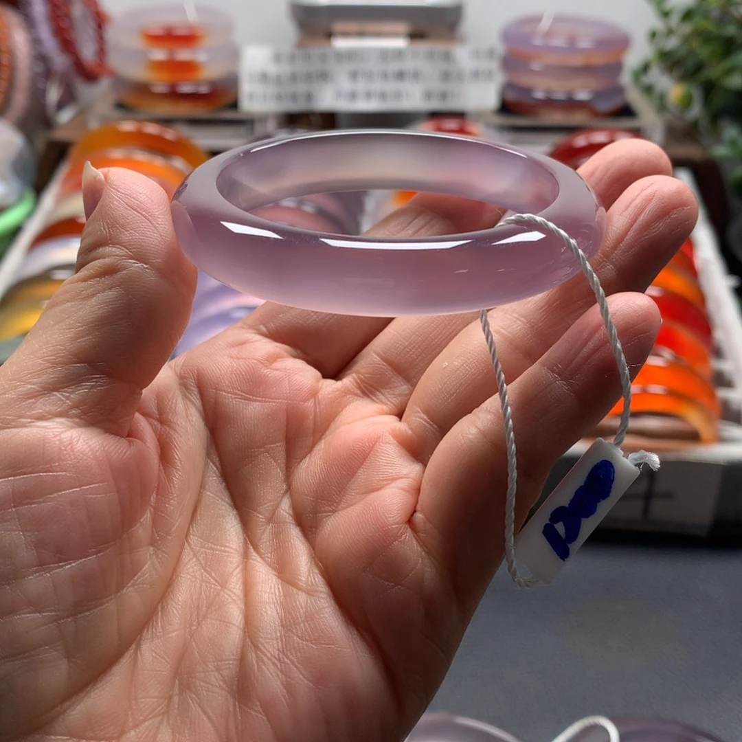 手镯玛瑙/玉髓未镶嵌柠***道