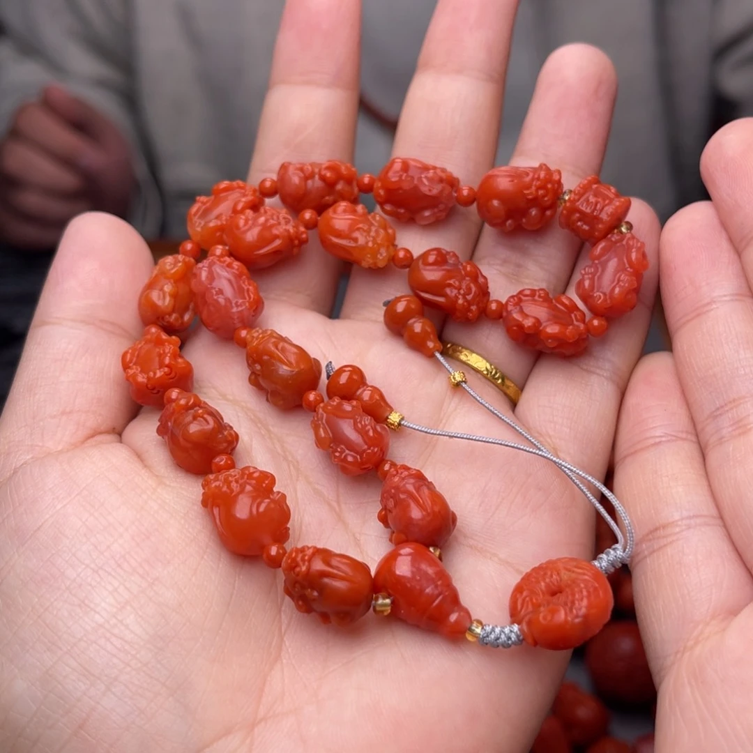 未镶嵌配饰卡10毫米左右南红玛瑙