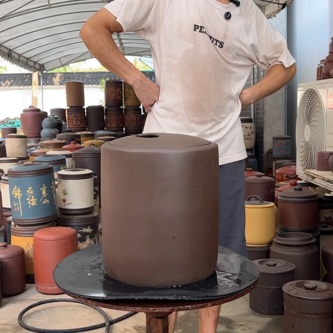 紫砂茶叶罐10 饼茶叶罐