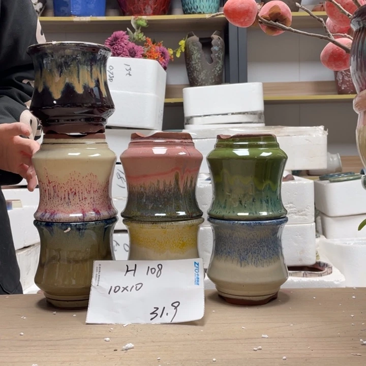 粗陶多肉花盆微瑕108