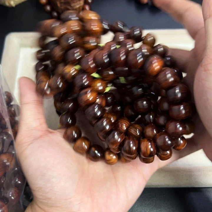 手串/手链黄花梨/降香黄檀14mm老料海越混