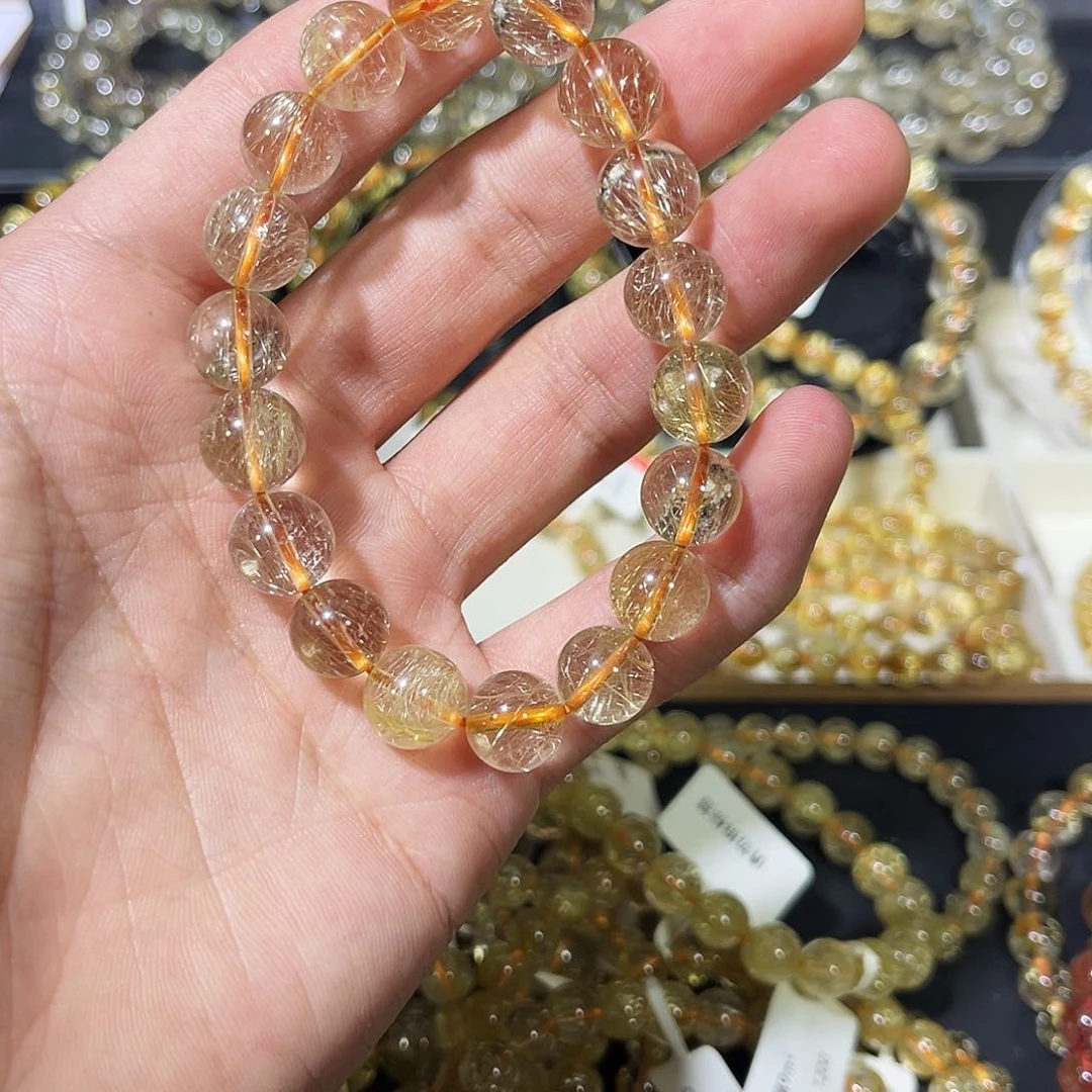 水晶手链未镶嵌纯天然水晶维纳斯10m+