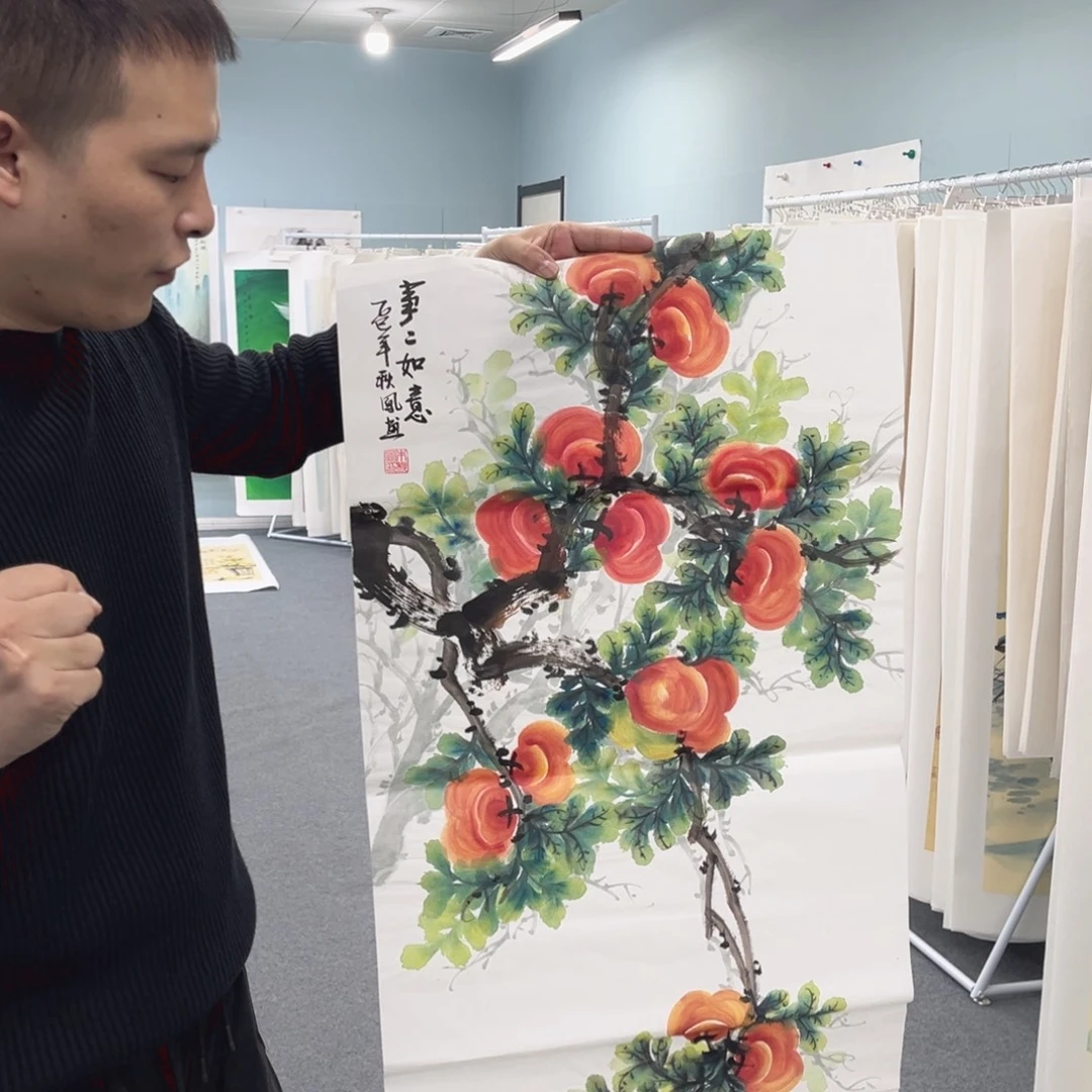 国画一个人的时候就会想你的