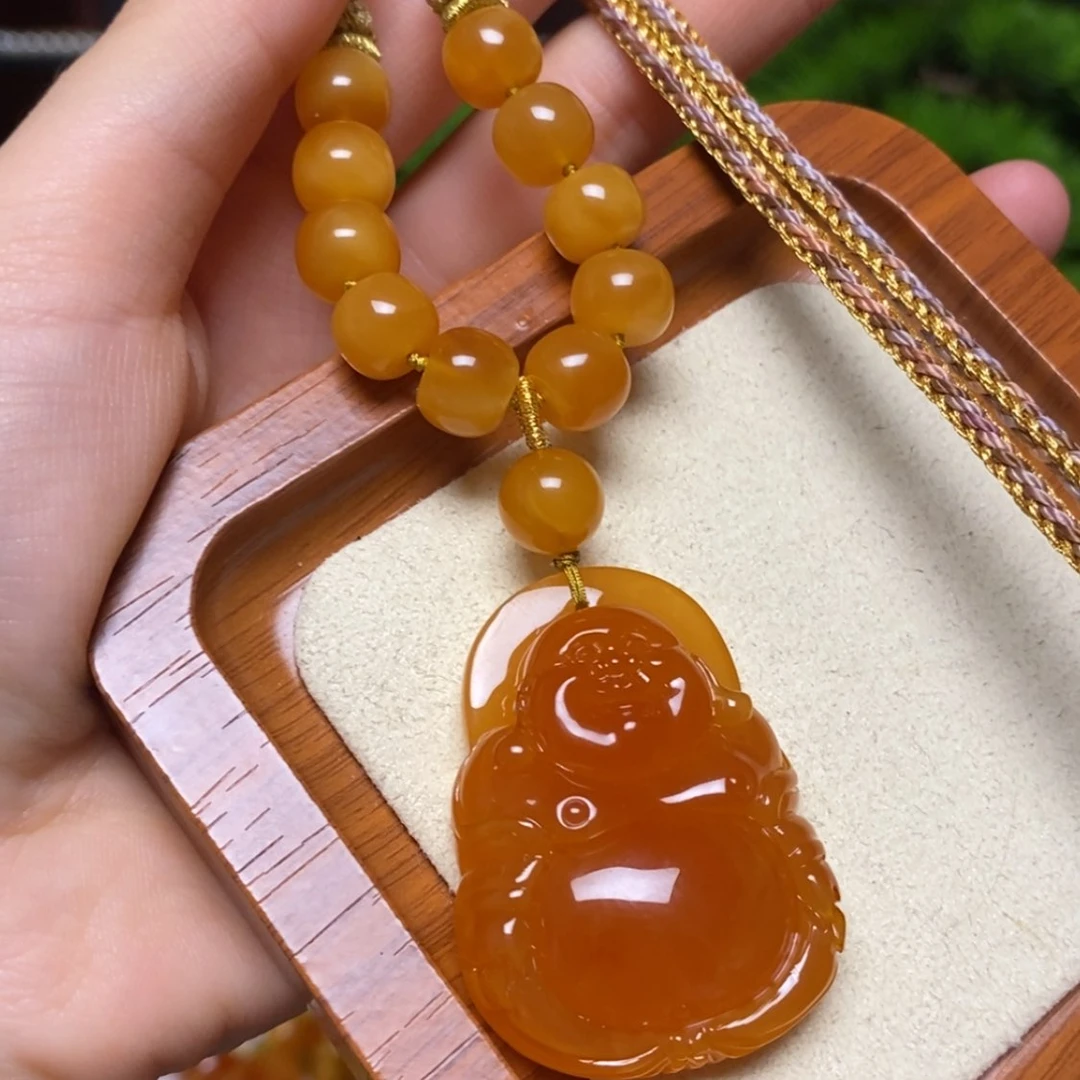 【闪购商品】蜜蜡颈饰未镶嵌项链