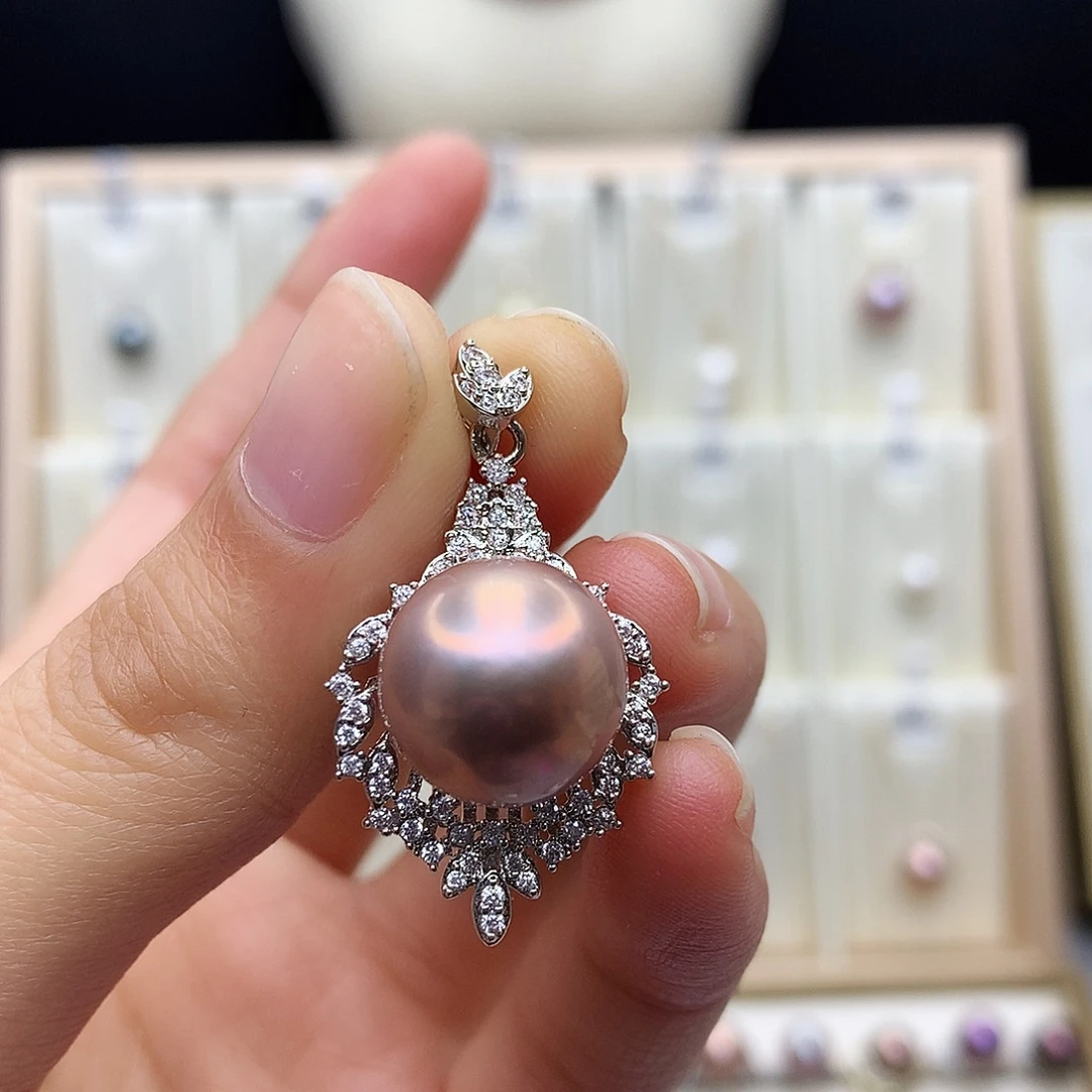 合金淡水珍珠颈饰