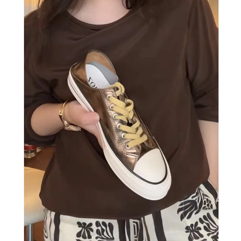 【大G精选】“美式学院” 设计感时尚撞色牛皮修休闲百搭鞋