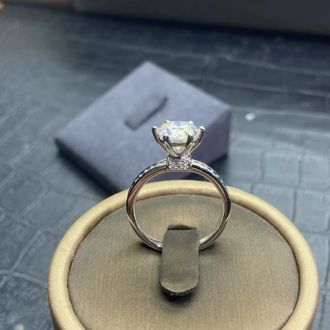 带包装 【樱桃珠宝】许愿池卡家皇后三克拉天花板戒指.K