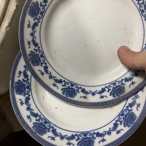 陶瓷6寸碟两个陶瓷