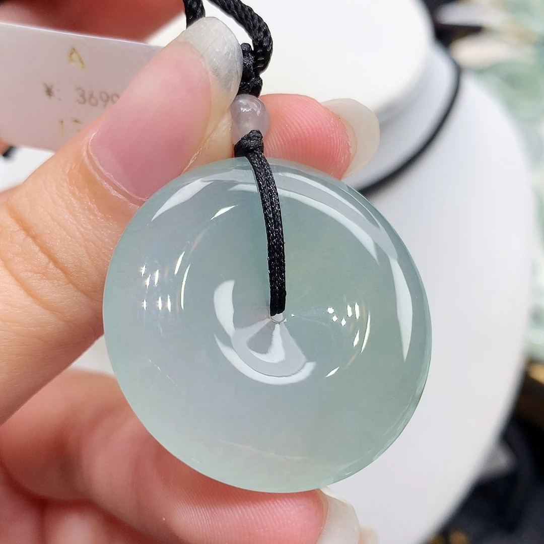 翡翠未镶嵌胸饰翡翠47，32.6/6