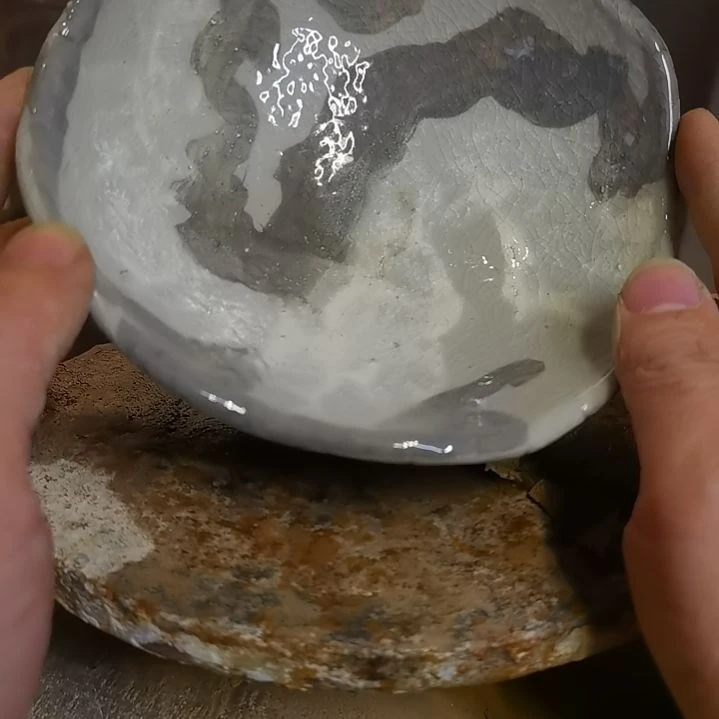 盘手工高温原矿窑变