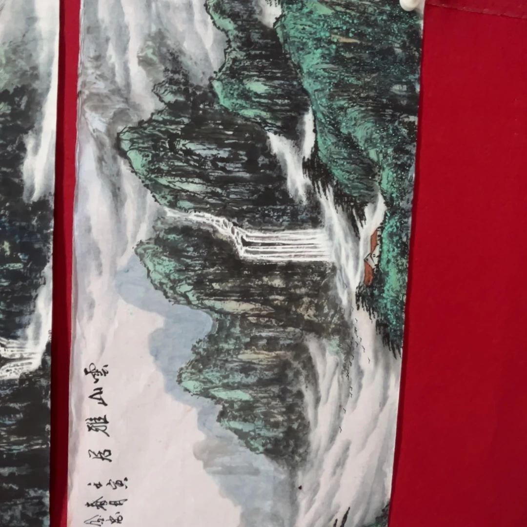 国画绘画作品多次参加全国100.50