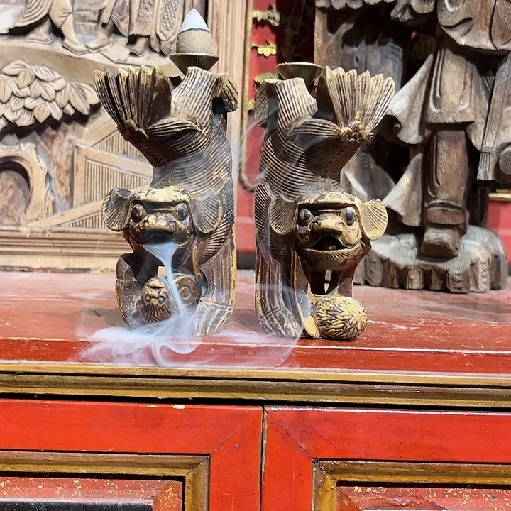 青***酒陶瓷古色古香精品木雕