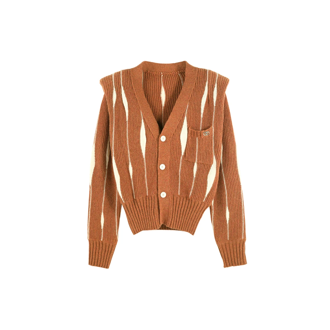 清！「京京」2025年新款秋季温柔风新款韩系百搭针织开衫HBZX641486