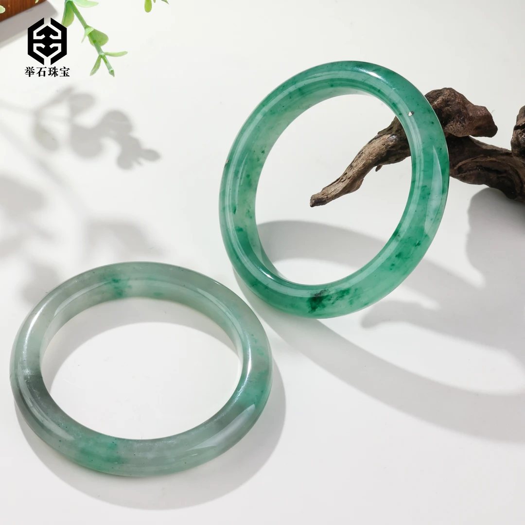 【举石珠宝】T0224-58-213石英质玉手镯（一件/圈口自选/多样性发）Q