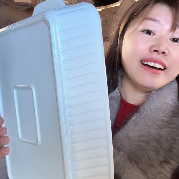 外贸竖纹烤盘微瑕