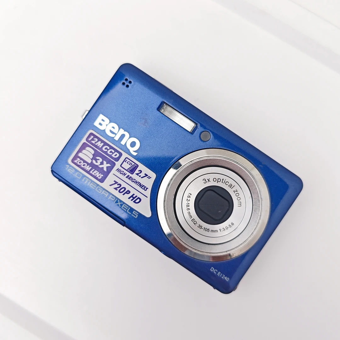 9新 Benq/明基 e1240 冷白 学生党 1200万像素3倍变焦 ccd相机