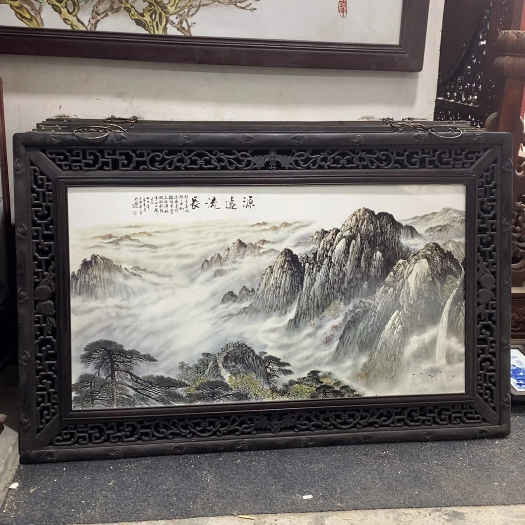 瓷120*76 景德镇瓷板画柴窑烧制