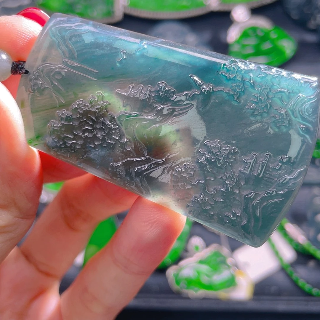 颈饰未镶嵌翡翠翡翠
