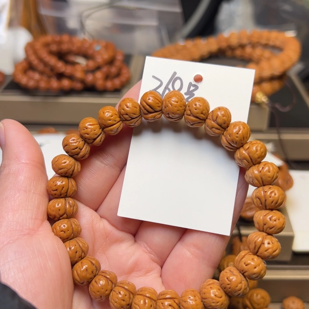 @***蛇桃核吊坠秦岭龙纹桃核12蟠桃手串