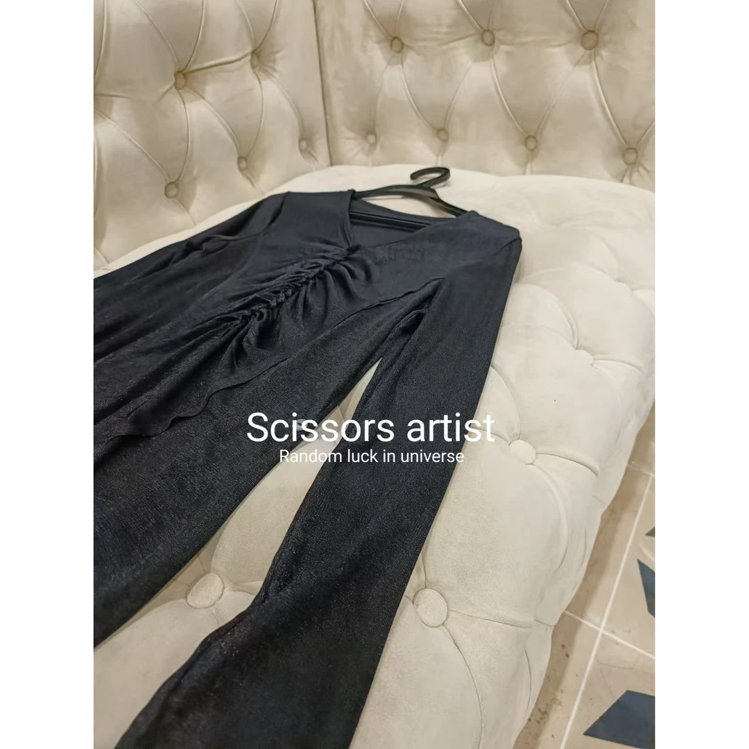 【Scissors artist】高端设计师走秀女装打底衫2954