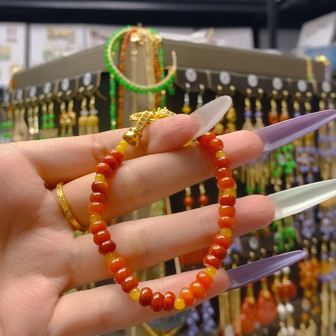 翡翠合金耳饰翡翠